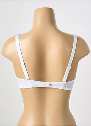 Soutien-gorge effet matière satinée haut soutien-gorge avec mousse de rembourrage amovible blanc SIMONE PERELE femme