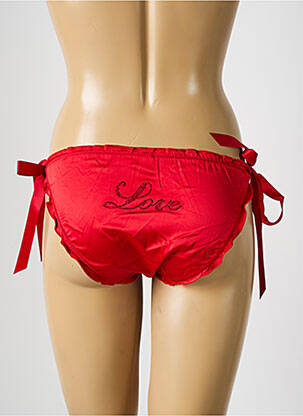 Culotte tissage satiné rouge PASSIONATA femme