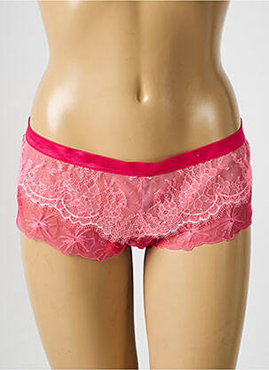 Shorty tissage satiné rose PASSIONATA femme