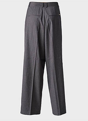 Pantalon large tissage popeline taille normale gris LPB femme