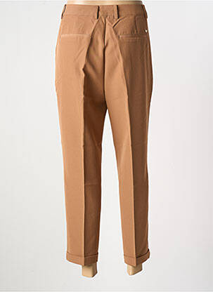 Pantalon 7/8 stretch taille normale marron LPB femme