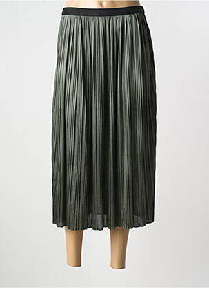 Jupe longue coupe droite vert LPB femme