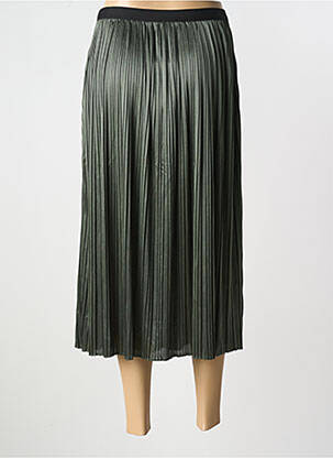 Jupe longue coupe droite vert LPB femme