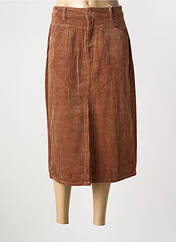 Jupe mi-longue marron fonce LPB pour femme seconde vue