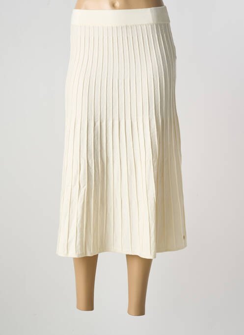 Jupe longue coupe évasée beige LPB femme