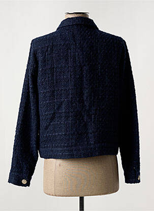 Veste casual col chemisier bleu LPB femme