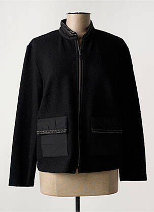 Veste casual col rond noir RABE femme