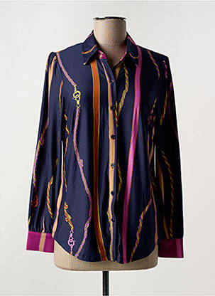 Chemisier bleu K-DESIGN pour femme