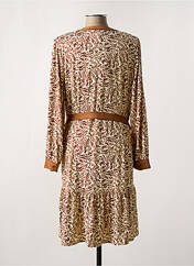 Robe mi-longue marron K-DESIGN pour femme seconde vue