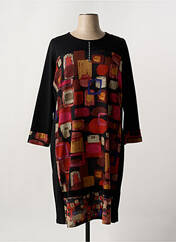 Robe mi-longue noir FRANCE RIVOIRE pour femme seconde vue