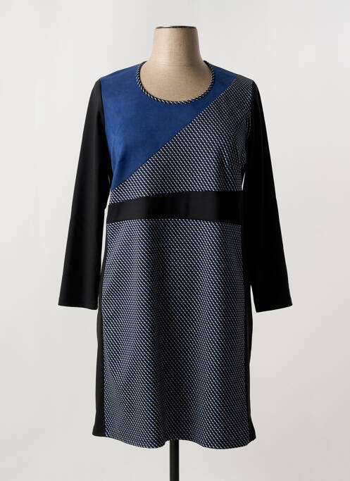 Robe mi-longue noir FRANCE RIVOIRE pour femme