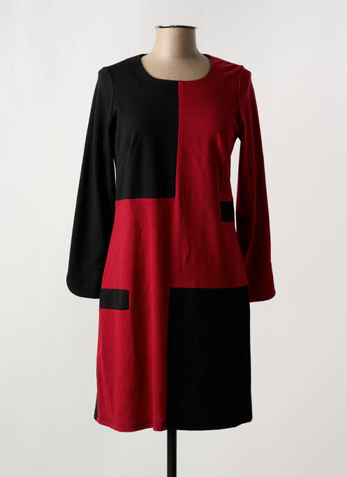 Robe mi-longue rouge FRANCE RIVOIRE pour femme