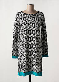 Robe pull stretch manches longues noir SURKANA femme