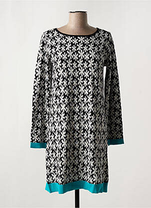 Robe pull stretch manches longues noir SURKANA femme
