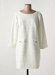 Robe courte blanc LES P'TITES BOMBES pour femme seconde vue