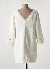 Robe courte blanc LES P'TITES BOMBES pour femme seconde vue