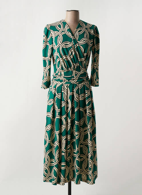 Robe longue vert L'ONKEL pour femme