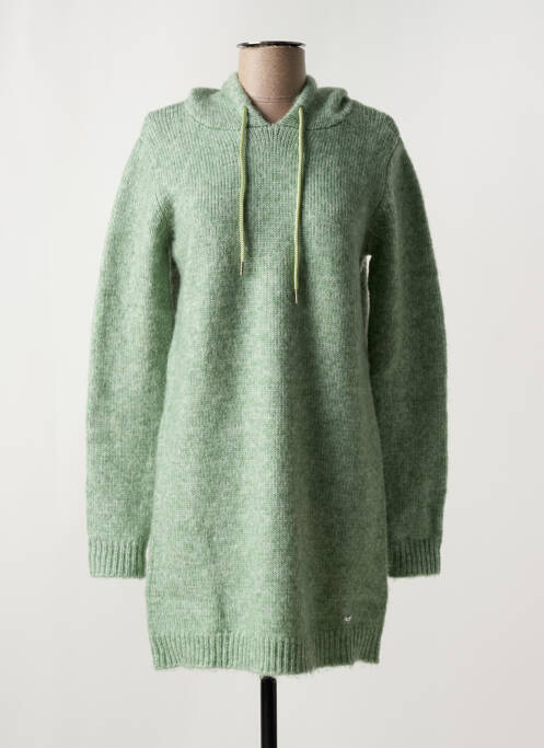 Robe pull vert LES P'TITES BOMBES pour femme