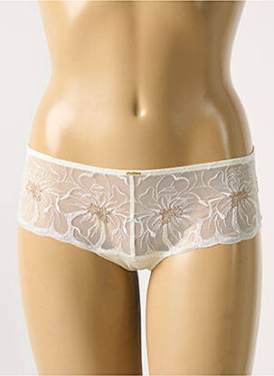 Shorty broderie beige CHANTELLE femme