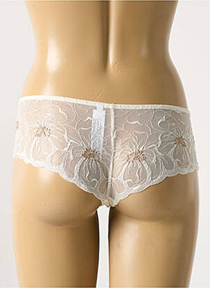 Shorty broderie beige CHANTELLE femme