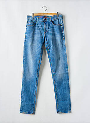 Jeans coupe slim stretch taille normale bleu TRUSSARDI JEANS homme