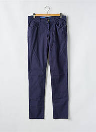 Pantalon slim stretch taille normale bleu TRUSSARDI JEANS homme