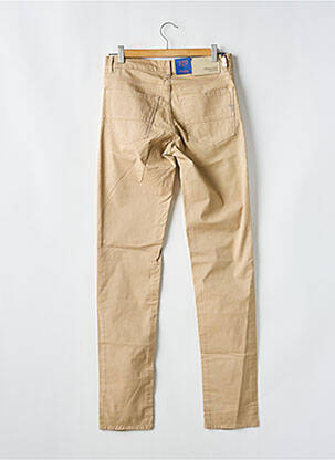 Pantalon slim tissage popeline taille normale beige fonce TRUSSARDI JEANS homme
