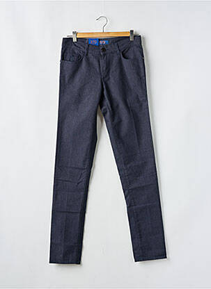 Pantalon slim stretch taille normale bleu TRUSSARDI JEANS homme