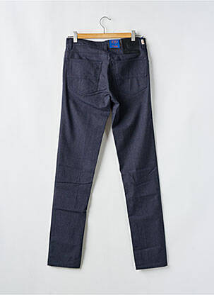 Pantalon slim stretch taille normale bleu TRUSSARDI JEANS homme