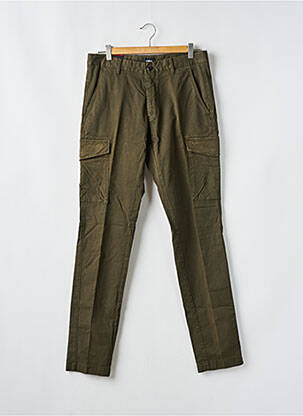 Pantalon cargo tissage popeline taille normale vert STRELLSON homme