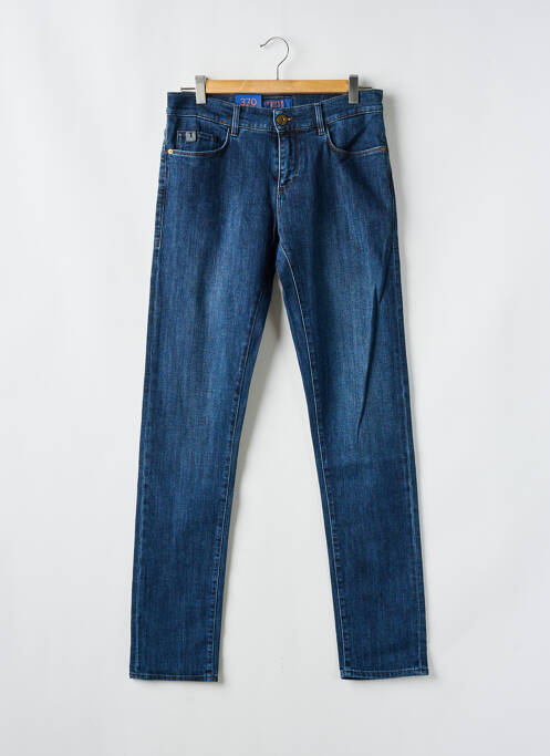 Jeans coupe slim bleu TRUSSARDI JEANS pour homme