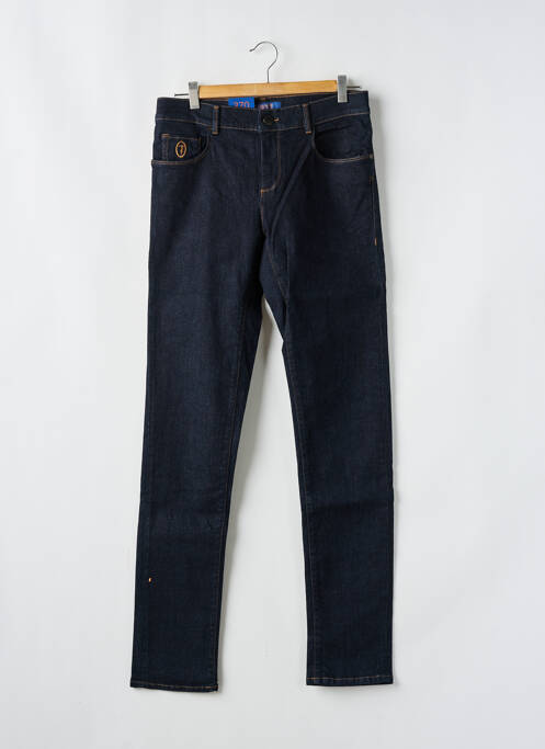 Jeans coupe slim bleu TRUSSARDI JEANS pour homme