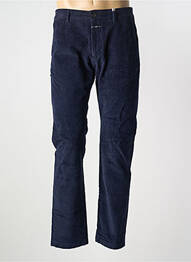 Pantalon droit tissage velours taille normale bleu CLOSED homme