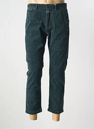 Pantalon 7/8 taille à pinces taille normale vert CLOSED homme