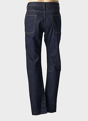 Jeans coupe droite fermeture zippée sous rabat boutonné taille normale bleu CLOSED homme