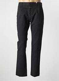 Pantalon chino fermeture zippée sous rabat avec crochet taille normale noir CLOSED homme