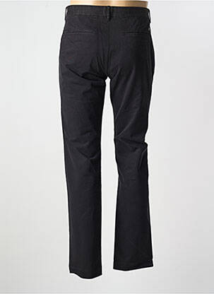 Pantalon chino fermeture zippée sous rabat avec crochet taille normale noir CLOSED homme