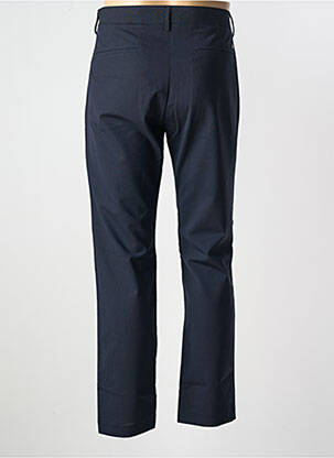 Pantalon chino fermeture zippée sous rabat avec crochet taille normale bleu CLOSED homme