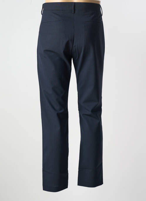 Pantalon chino fermeture zippée sous rabat avec crochet taille normale bleu CLOSED homme
