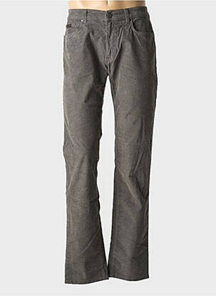 Pantalon slim stretch taille normale gris TRUSSARDI JEANS homme