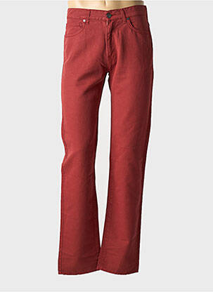 Jeans coupe slim poches taille normale rouge TRUSSARDI JEANS homme