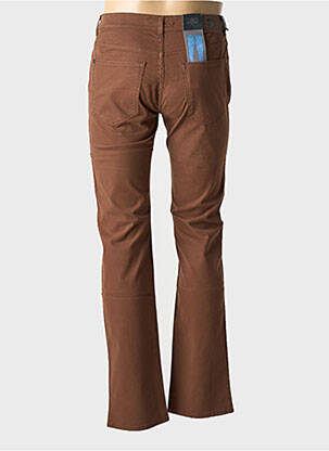 Jeans coupe slim stretch taille normale marron TRUSSARDI JEANS homme