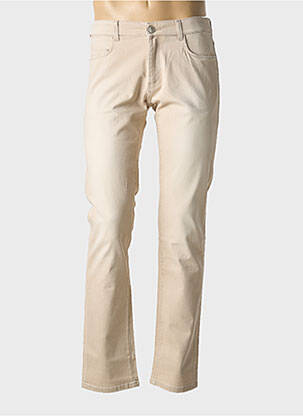 Jeans coupe slim stretch taille normale beige TRUSSARDI JEANS femme