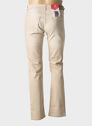 Jeans coupe slim stretch taille normale beige TRUSSARDI JEANS femme