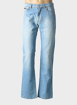 Jeans coupe droite stretch taille normale bleu TRUSSARDI JEANS homme