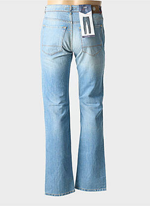 Jeans coupe droite stretch taille normale bleu TRUSSARDI JEANS homme