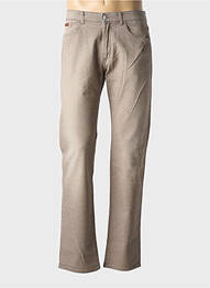 Jeans coupe slim stretch taille normale marron TRUSSARDI JEANS homme