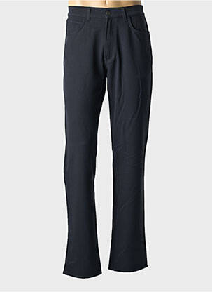 Pantalon slim fermeture zippée sous rabat boutonné taille normale bleu TRUSSARDI JEANS homme