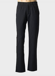 Pantalon slim fermeture zippée sous rabat boutonné taille normale noir TRUSSARDI JEANS homme