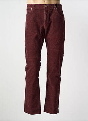 Pantalon slim stretch taille normale rouge CLOSED homme